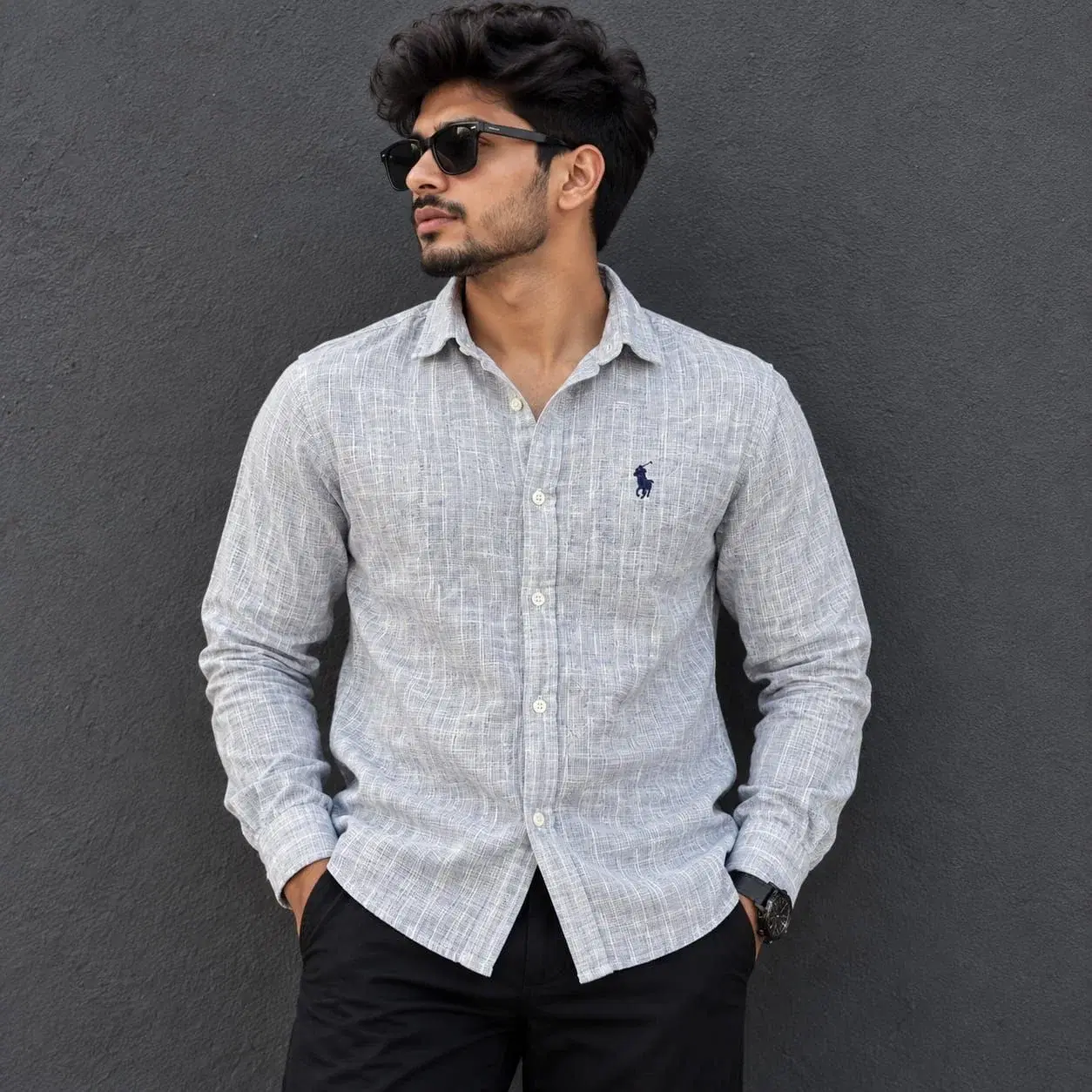 Premium Quality Factory Linen Long Sleeve Shirt